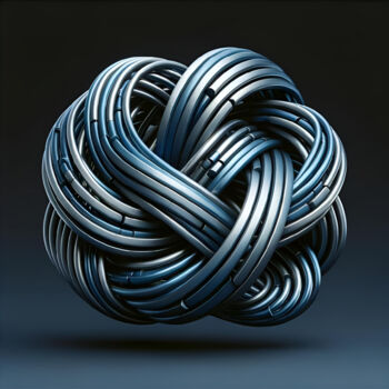 Digital Arts titled "Eternal Loop" by Alberto Capitani, Original Artwork, AI generated image
