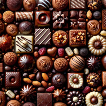 "Artistry in Chocola…" başlıklı Dijital Sanat Alberto Capitani tarafından, Orijinal sanat, AI tarafından oluşturulan görüntü