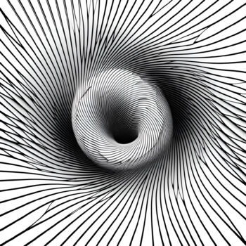 "Swirling Convergenc…" başlıklı Dijital Sanat Alberto Capitani tarafından, Orijinal sanat, AI tarafından oluşturulan görüntü