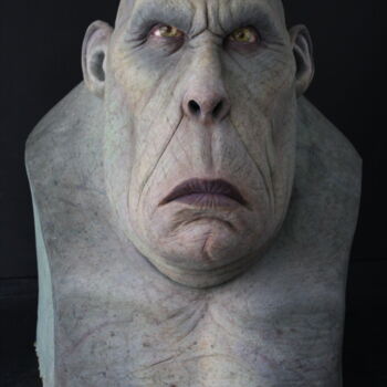 Скульптура под названием "El ogro" - Alberto Hortas Lopez, Подлинное произведение искусства, Смола