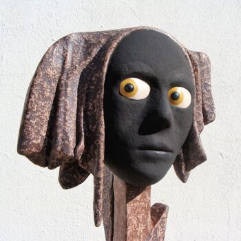 Skulptur mit dem Titel "envy" von Alberto Kissola, Original-Kunstwerk, Harz
