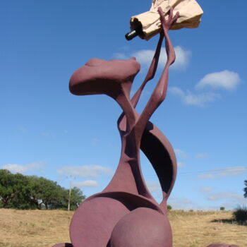 Sculptuur getiteld "Gluttony" door Alberto Kissola, Origineel Kunstwerk