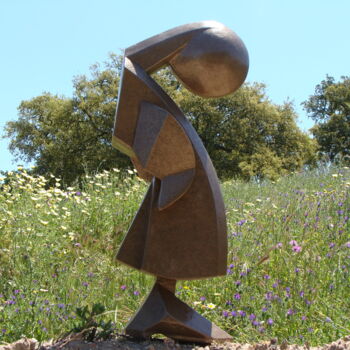 Rzeźba zatytułowany „Anjo” autorstwa Alberto Kissola, Oryginalna praca, Inny