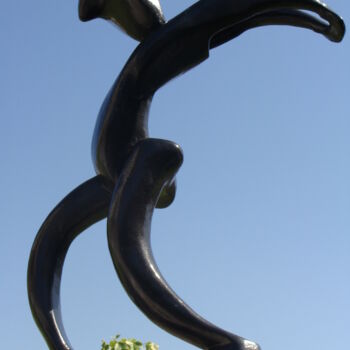 Скульптура под названием "Dançarino" - Alberto Kissola, Подлинное произведение искусства, Другой