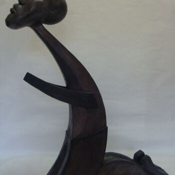 Скульптура под названием "Peregrino" - Alberto Kissola, Подлинное произведение искусства, Другой