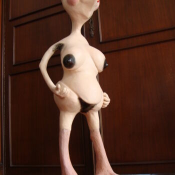 Sculpture titled "the upstairs neighb…" by Alberto Kissola, Original Artwork