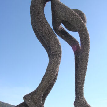 Скульптура под названием "100 mt" - Alberto Kissola, Подлинное произведение искусства, Смола