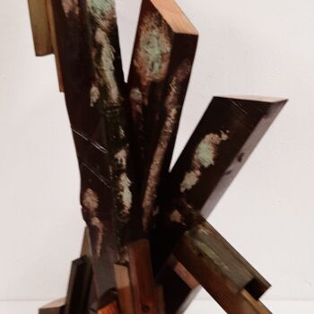 Sculpture intitulée "Prechaotic #5" par Alberto Simões De Almeida, Œuvre d'art originale, Bois