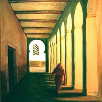 Painting titled "les arcades" by Alberto Bertti, Original Artwork, Oil