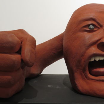 Sculpture titled "wrath" by Alberto Kissola, Original Artwork