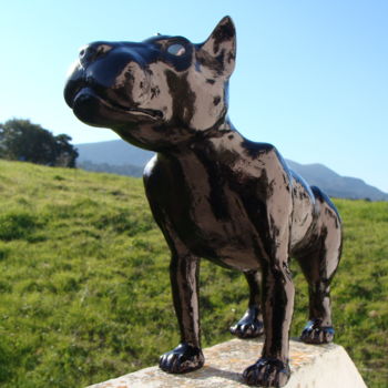 Sculpture titled "dog" by Alberto Kissola, Original Artwork