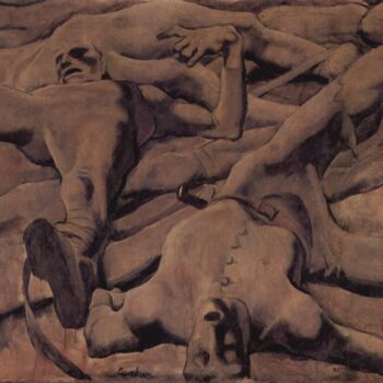 Painting titled "Finale" by Albin Egger-Lienz, Original Artwork, Oil