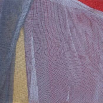 Pittura intitolato "isomorph" da Aldo Carnevale, Opera d'arte originale, Fibra tessile Montato su Telaio per barella in legno