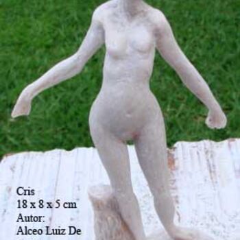 「Cris」というタイトルの彫刻 Alceo Luiz De Costa Dcostaによって, オリジナルのアートワーク