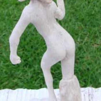 Sculpture titled "ela e a maçâ" by Alceo Luiz De Costa Dcosta, Original Artwork