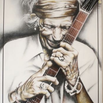Collages titled "Keith Richards & Ro…" by Alberto Cordiero, Original Artwork, Paper