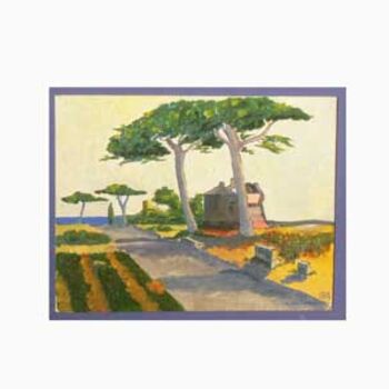 Pintura titulada "Italie (huile ) (45…" por Alain Delafosse, Obra de arte original