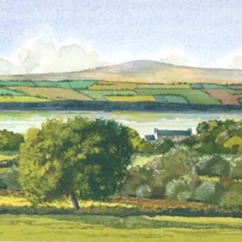 Painting titled "Lough Swilly(donega…" by Alain Delafosse, Original Artwork