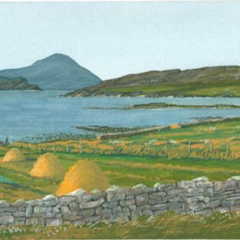 Peinture intitulée "bai de clew (irland…" par Alain Delafosse, Œuvre d'art originale