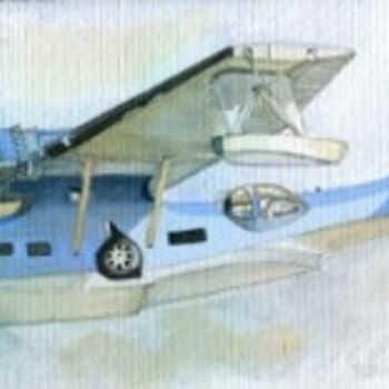 Pittura intitolato "Pby" da Alain Delafosse, Opera d'arte originale