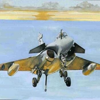 Peinture intitulée "rafale" par Alain Delafosse, Œuvre d'art originale, Autre