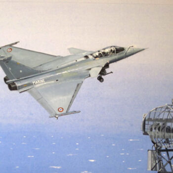 Painting titled "Rafale sur le Charl…" by Alain Delafosse, Original Artwork, Other