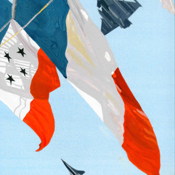 Ζωγραφική με τίτλο "les ailes de l'Aéro…" από Alain Delafosse, Αυθεντικά έργα τέχνης, Άλλος