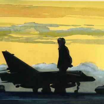 Картина под названием "crepuscule sur le C…" - Alain Delafosse, Подлинное произведение искусства, Другой