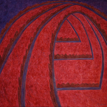 Painting titled "Красный холм (посвя…" by Aleksei Filippov, Original Artwork