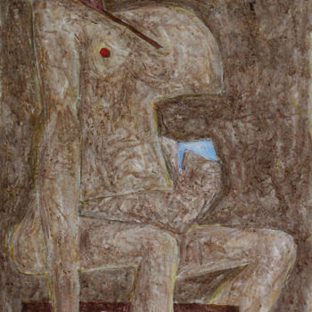 「Мать и дитя」というタイトルの絵画 Алексей Филипповによって, オリジナルのアートワーク