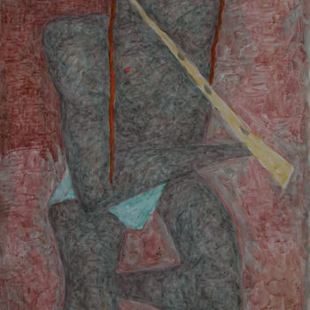 Картина под названием "Флейта" - Алексей Филиппов, Подлинное произведение искусства