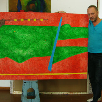 Peinture intitulée "Акрил на холсте, 20…" par Aleksei Filippov, Œuvre d'art originale