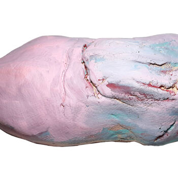 Sculpture intitulée "Pink Shoes" par Aledra, Œuvre d'art originale, Argile