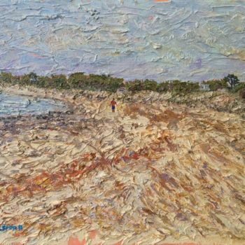 Pintura intitulada "Playa" por A.Spera, Obras de arte originais