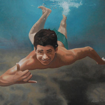 Pintura titulada "margullo.jpg" por Alejandro Fajardo, Obra de arte original