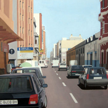 Painting titled "calle-venegas-2.jpg" by Alejandro Fajardo, Original Artwork