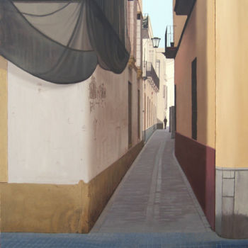 Pintura titulada "la-malla-negra.jpg" por Alejandro Fajardo, Obra de arte original