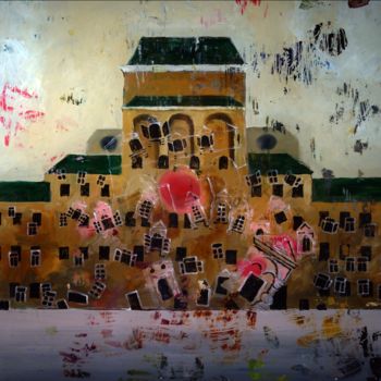 Peinture intitulée "Дворец в Кремле" par Aleks Voznesenskii, Œuvre d'art originale, Huile