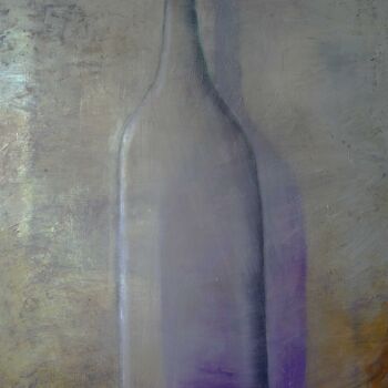 Painting titled "Bottle" by Aleks Voznesenskii, Original Artwork, Oil