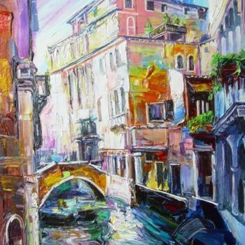 Картина под названием "Каналы Венеции" - Александр Раскольников, Подлинное произведение искусства