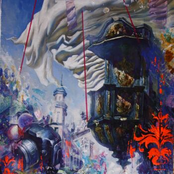 "Premonition of summ…" başlıklı Tablo Dobrodiy Alexandr tarafından, Orijinal sanat, Petrol Ahşap Sedye çerçevesi üzerine mon…