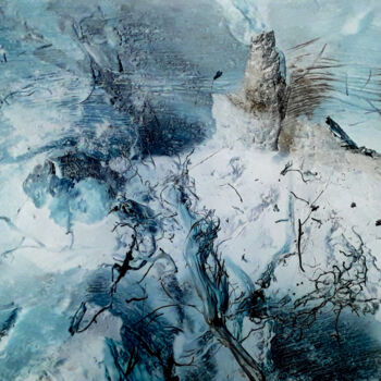 Arte digitale intitolato "Буря в горах" da Aleksandr Dorofeev, Opera d'arte originale, Pittura digitale