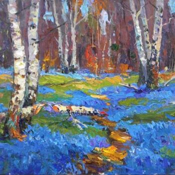 Картина под названием "Весенний ковёр" - Александр Филиппов, Подлинное произведение искусства