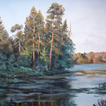Картина под названием "baie fluviale "зали…" - Александр Гриценко, Подлинное произведение искусства, Масло