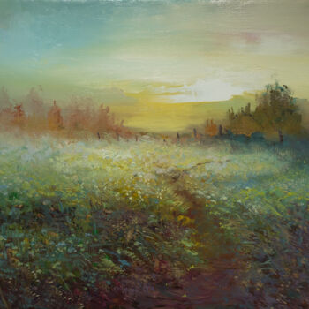 Painting titled "The Morning Light" by Aleksandr Jero, Original Artwork, Oil