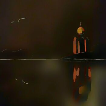 Arts numériques intitulée "Чайка" par Aleksandr Korovin, Œuvre d'art originale, Travail numérique 2D