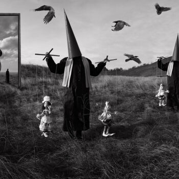 Digitale Kunst getiteld "время уходить" door Aleksandr Koviazin, Origineel Kunstwerk, Foto Montage