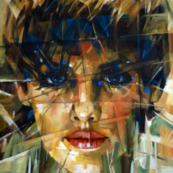 Pintura titulada "PORTRAIT" por Aleksandr Ilichev, Obra de arte original, Acrílico