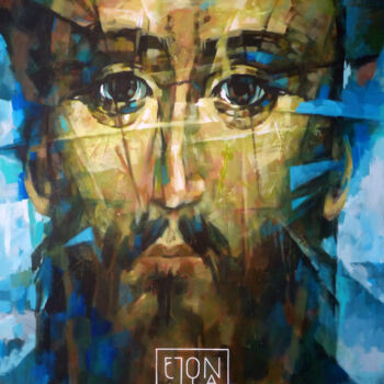 Painting titled "JOHN" by Aleksandr Ilichev, Original Artwork, Acrylic
