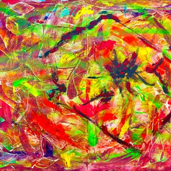 Painting titled "A kite" by Aleksandr Shepelev, Original Artwork, Spray paint